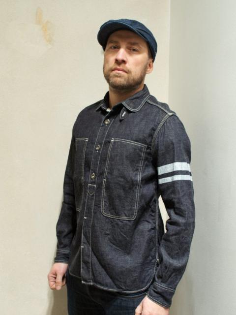 Other Designers 🔥STEAL🔥Momotaro Jeans SJ191 Jail Pocket Selvedge Shirt