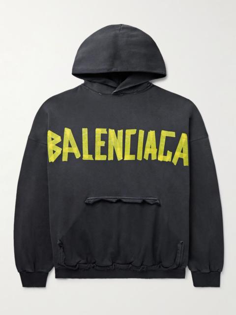 BALENCIAGA Paris Soccer zip-up hoodie | REVERSIBLE