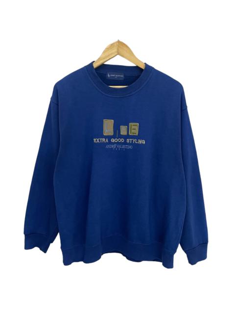 Other Designers Vintage - 💥Vintage 90s Andre Valentino Sweatshirt Jumper Sweater