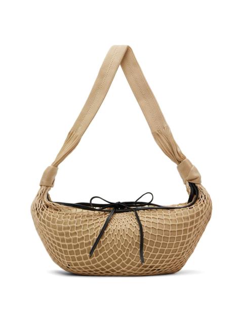 Lemaire Beige Croissant Filt Bag