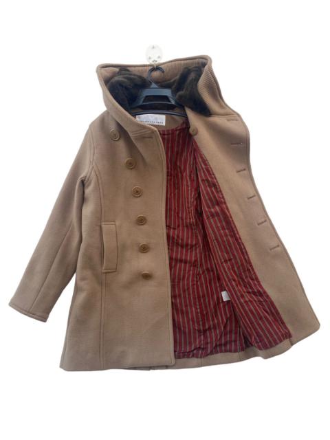 90s Sunao Kuwahara under label Issey Miyake wool warm coat