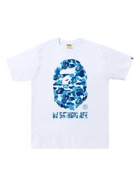 A BATHING APE® BAPE ABC Camo By Bathing Ape Tee 'White/Blue'