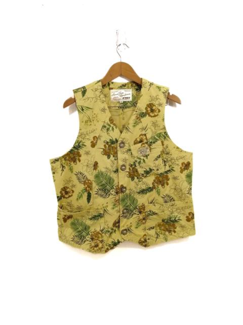 Other Designers Avirex - Avirex Art Floral Vest Rare Design