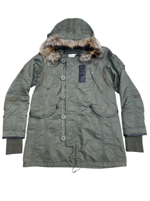 Other Designers GOA - G.O.A Military Parka with Faux Fur Hood - Heavy Duty Zipper