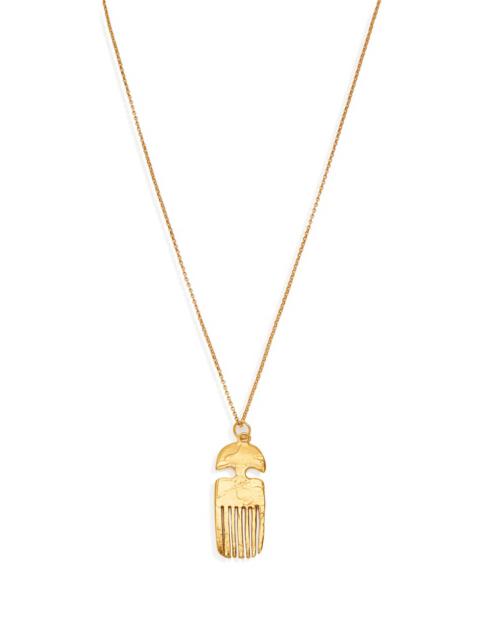 ALIGHIERI Alighieri The Vanity Comb 24kt Gold-plated Necklace