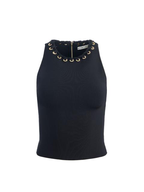 Alice + Olivia HEIDI GROMMET TANK