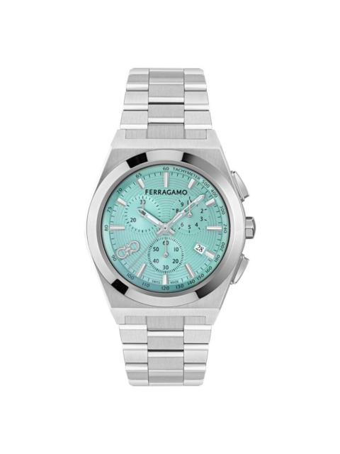 FERRAGAMO Ferragamo Vega Upper East Chronograph Quartz Blue Dial Men's Watch SFVA00624