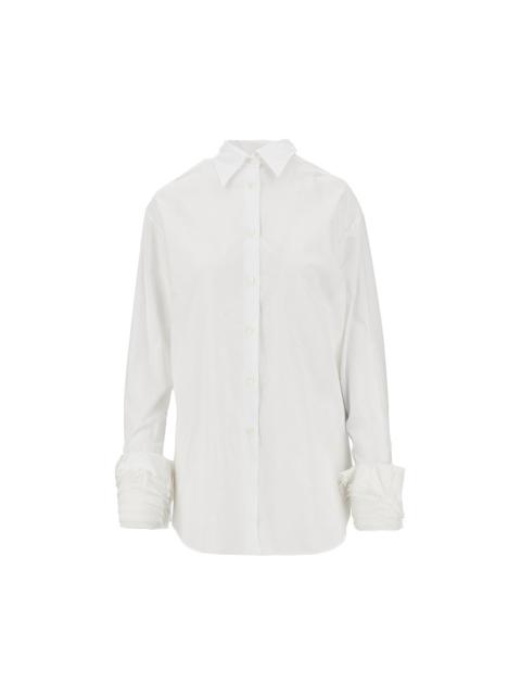 Jil Sander Jil Sander Muslin Shirt Layered Cuffs White