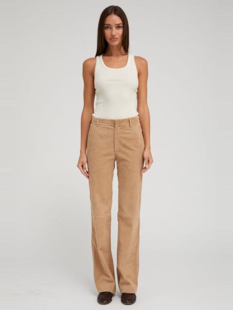 SPRWMN SAND SUEDE CLASSIC TROUSERS