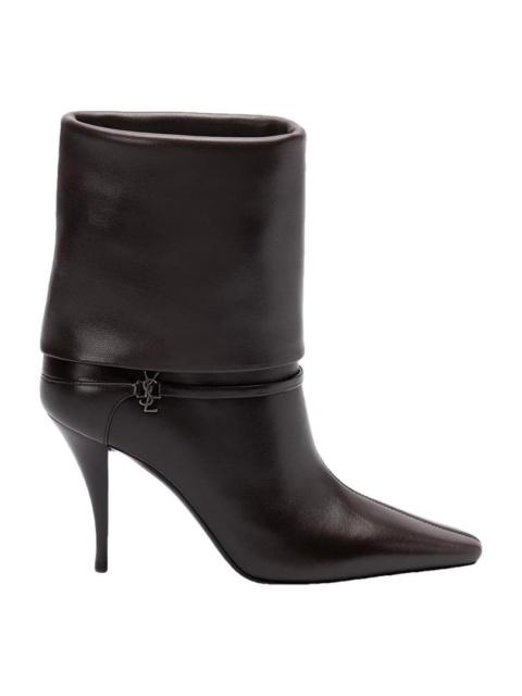 SAINT LAURENT Leather boots