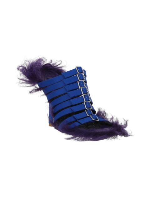 Burberry Burberry Canvas & Leather Sandal