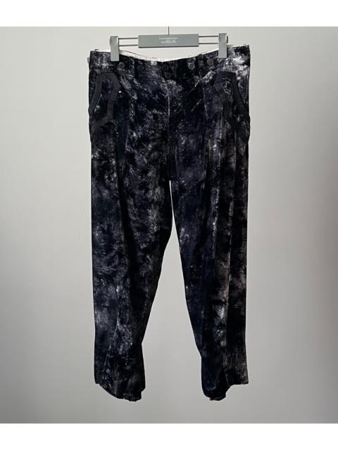 NUMBER (N)INE Number Nine 09SS Black Velvet Trousers