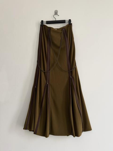 Jean Paul Gaultier Jean Paul Gaultier Midi Green Skirt