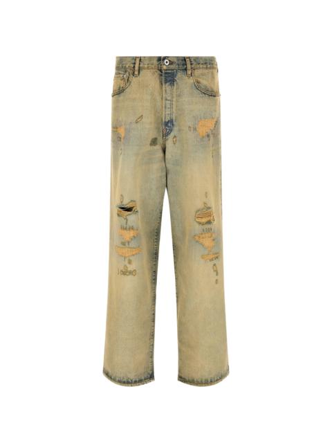 KENZO Kenzo Kuroki Distressed Jeans