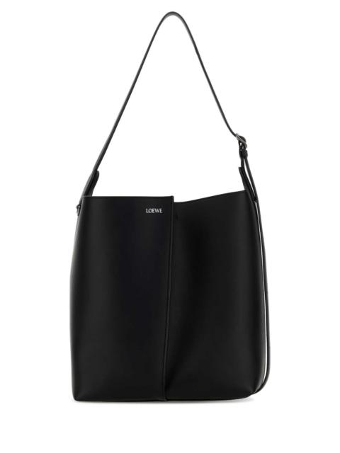 Loewe Loewe Women Black Leather Large Bilbao Bucket Bag