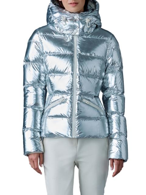 MACKAGE Mackage Madalyn Water Repellent Down Puffer Jacket in Silver at Nordstrom