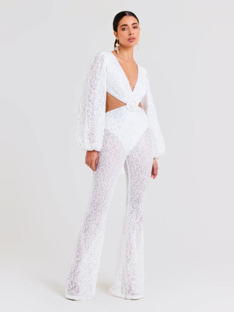 NADINE MERABI Madison White Jumpsuit