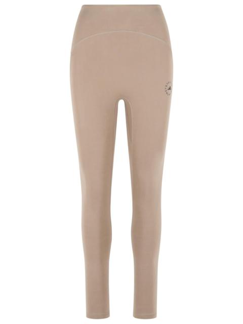 adidas Adidas By Stella Mccartney 'STD' Leggings In Beige Polyamide Blend