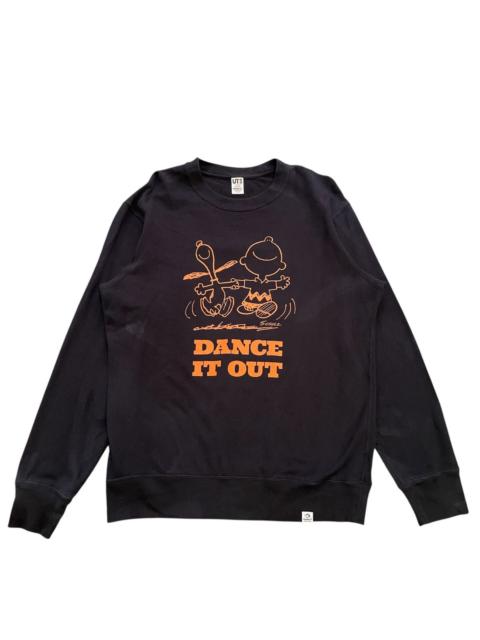 Other Designers Peanuts Snoopy Dance it Out Crewneck Sweatshirt
