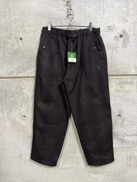 South2 West8 South2 West8 Alpaca Wool Blend Belted C.S. Pant
