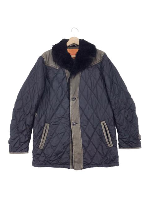 Levis Quilted Jacket Faux Fur Collar