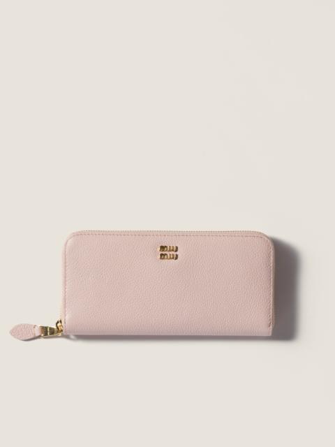 Miu Miu Large leather wallet