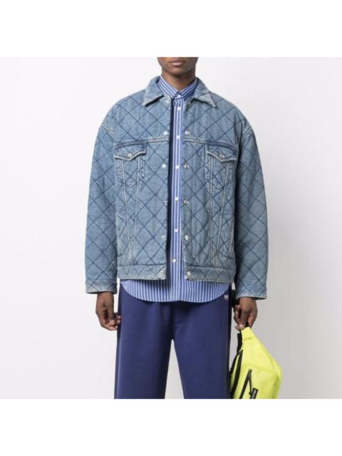 Balenciaga Oversized Quilted Denim Jacket