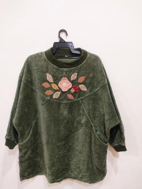 Other Designers Vintage - Vintage Corduroys Floral Sweater