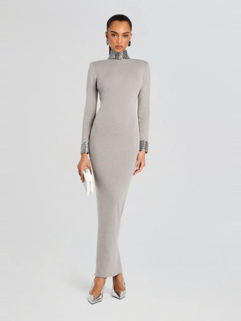 RETROFÊTE MONROE EMBELLISHED KNIT DRESS