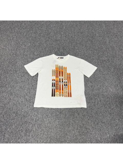 Louis Vuitton Louis Vuitton LV 25SS White Ski Ski Embroidered Short-Sleeve T-Shirt