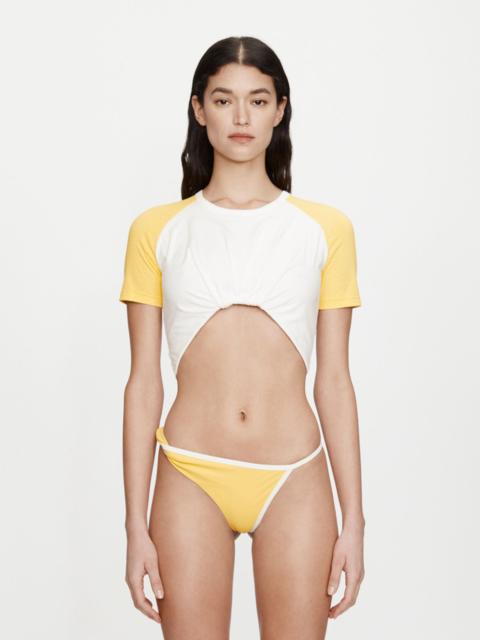 CHRISTOPHER ESBER Tucked Ringer Jersey Tee