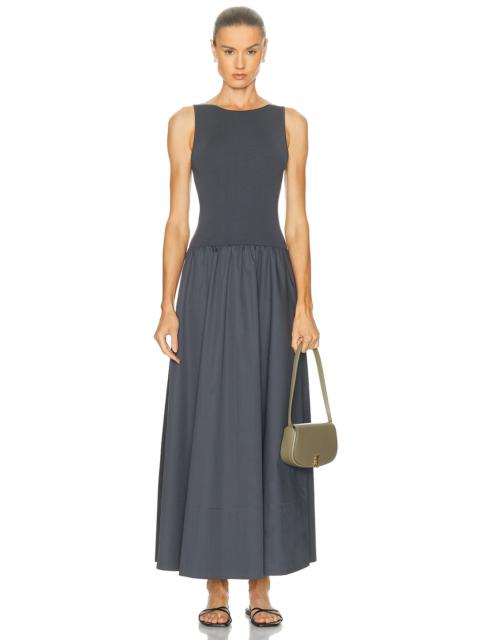 ST. AGNI Bateau Cut Out Dress