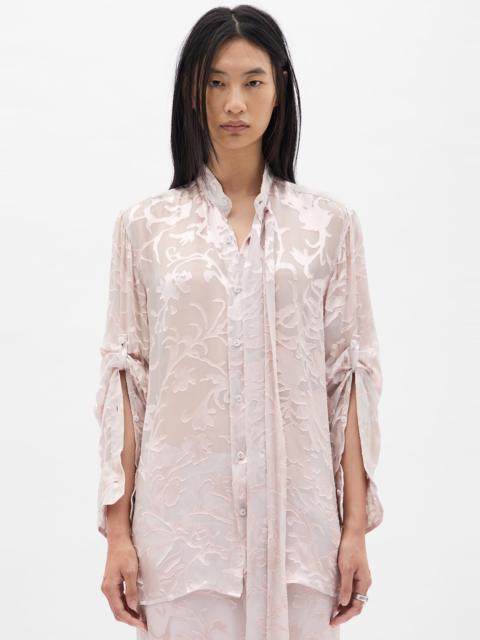 Ann Demeulemeester Dien Stand Collar Long Shirt