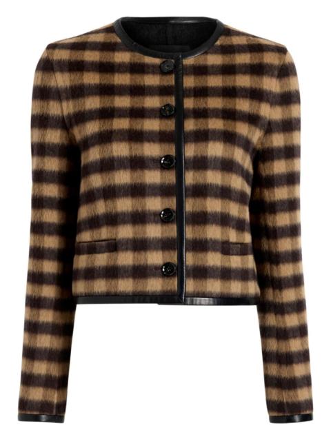 Proenza Schouler checked cropped jacket