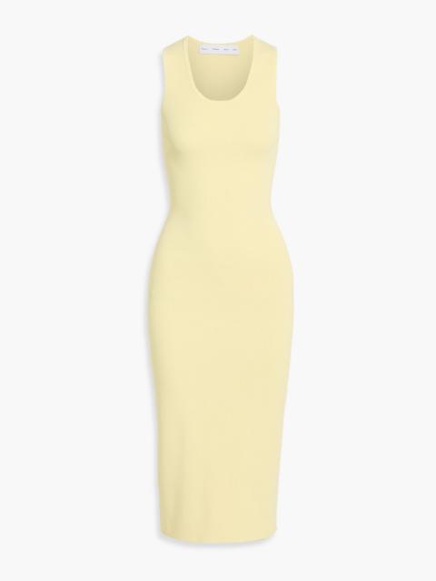 Other Designers Cole ribbed-knit midi dress