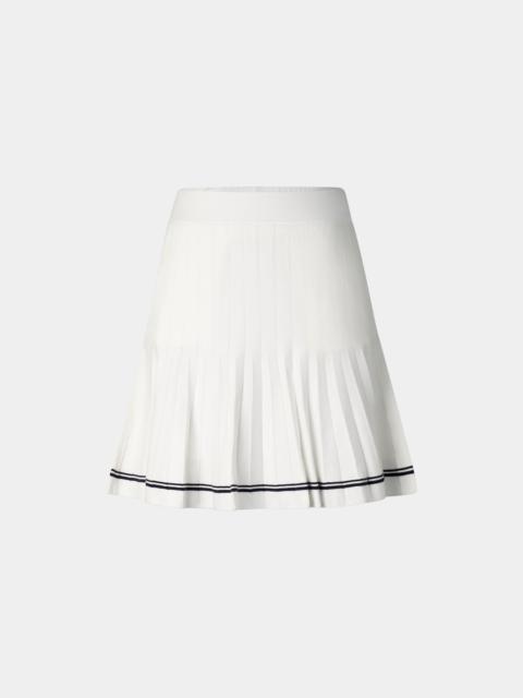 BOGNER Myra knitted skirt in White