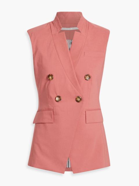VERONICA BEARD Amika double-breasted modal-blend vest