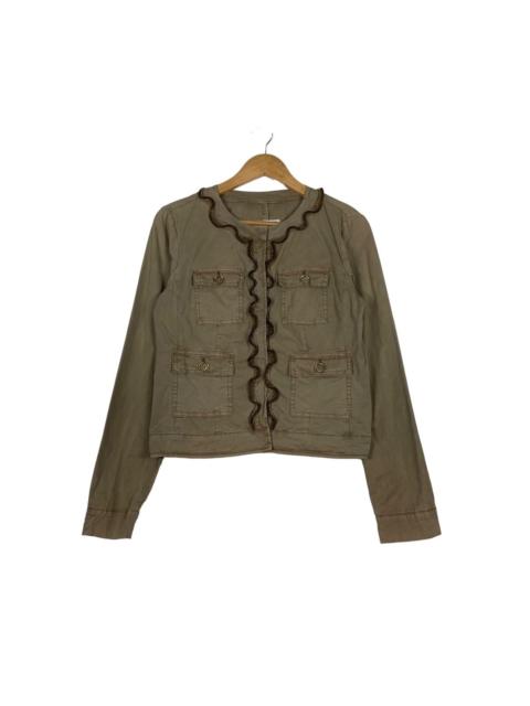 MICHAEL KORS MICHAEL KORS Japan Four Pocket Cotton Crop Jacket #1157-C53