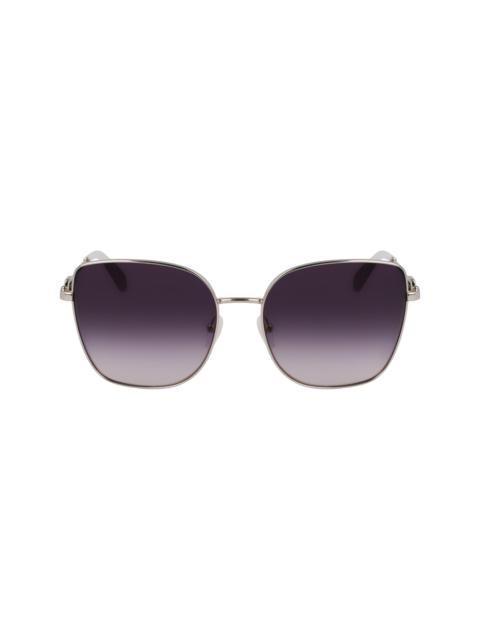 Longchamp Sunglasses Silvery/Blue - Metal