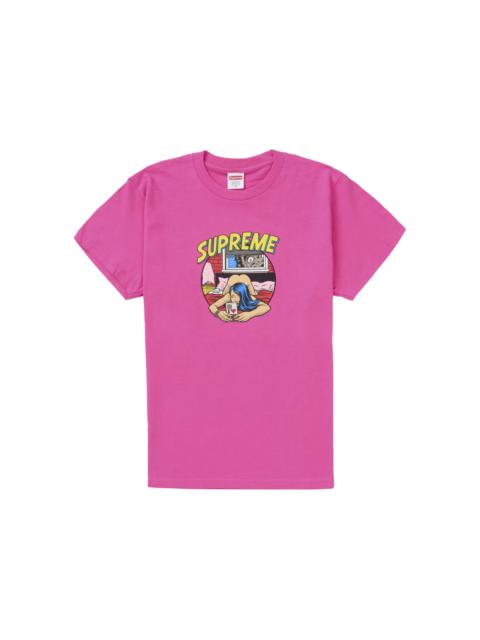Supreme Supreme Bedroom Tee (SS25) Fuchsia