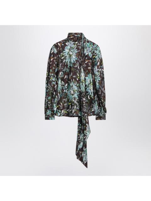 GUCCI Gucci Printed Silk Twill Blouse Women
