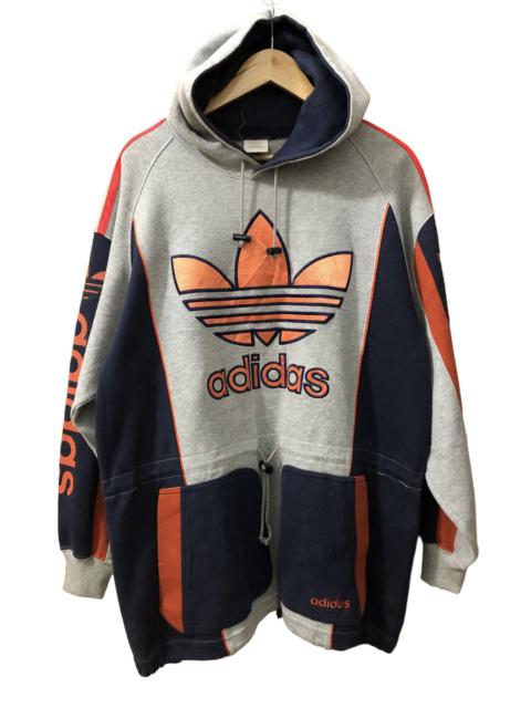 adidas Vintage Adidas Big Logo Embroidery Sweatshirt Hoodie Streetwear Clothing