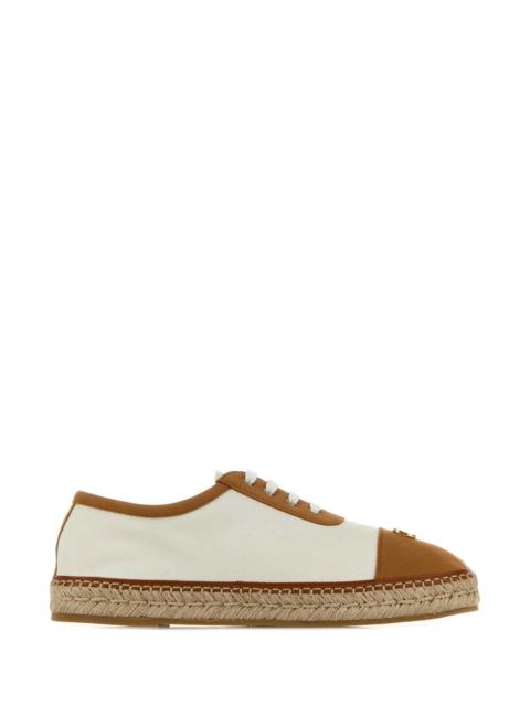 Valentino Valentino Garavani Men Two-Tone Canvas Espadrilles