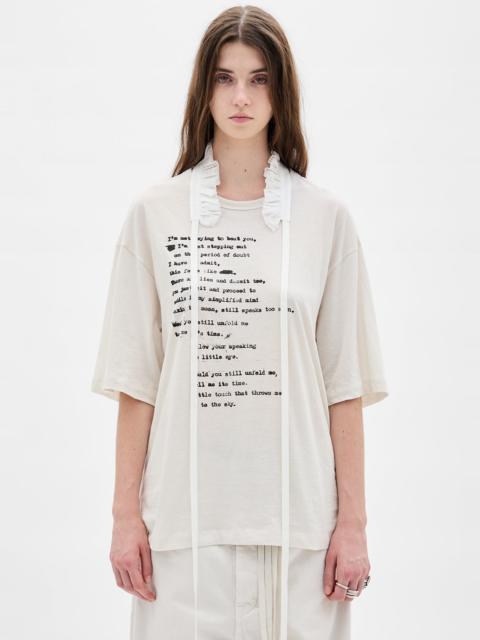Ann Demeulemeester Agapi Printed High Comfort T