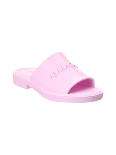 FERRAGAMO Ferragamo Giuneva 3D Logo Rubber Sandal
