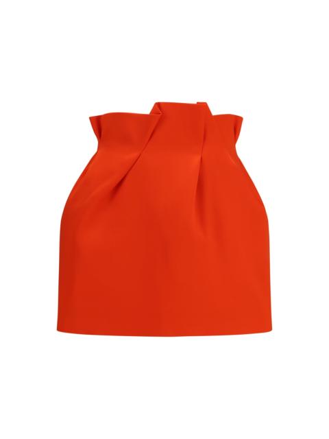 MAGDA BUTRYM Magda Butrym Silk Mini Skirt Red Women