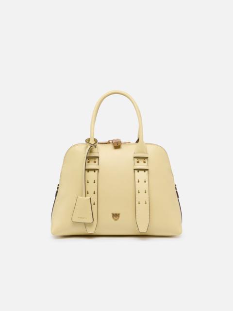 PINKO ESCAPE BAG MEDIUM LEATHER HANDBAG