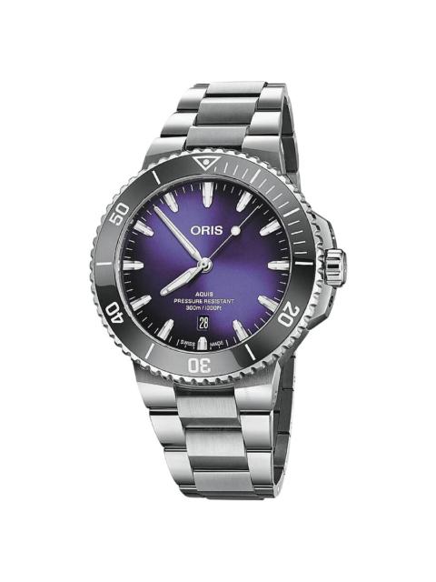 Oris - Oris Aquis Date Automatic Purple Dial Watch 01 733 7789 4158-0782304PEB