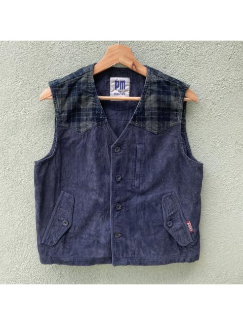Other Designers Tracey Vest - Vintage PM By PERSON’S Button Ups Multipocket Corduroi Vest