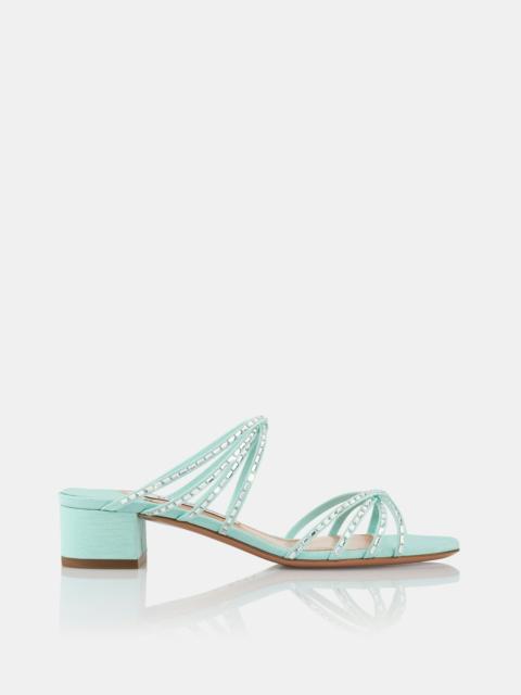 AQUAZZURA Tell Me Crystal Mule 35